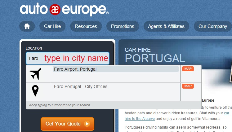 auto europe travel agent login