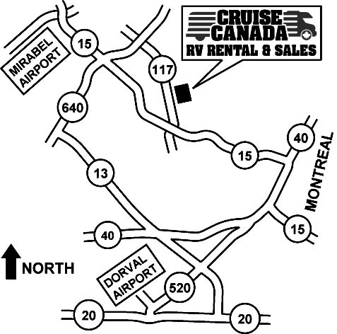 Cruise America locations - Montreal