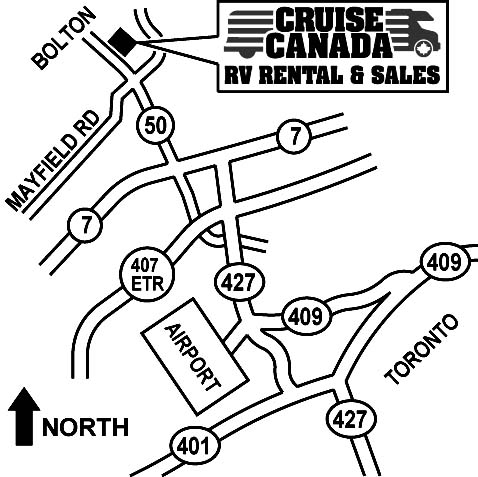 Cruise America locations - Toronto