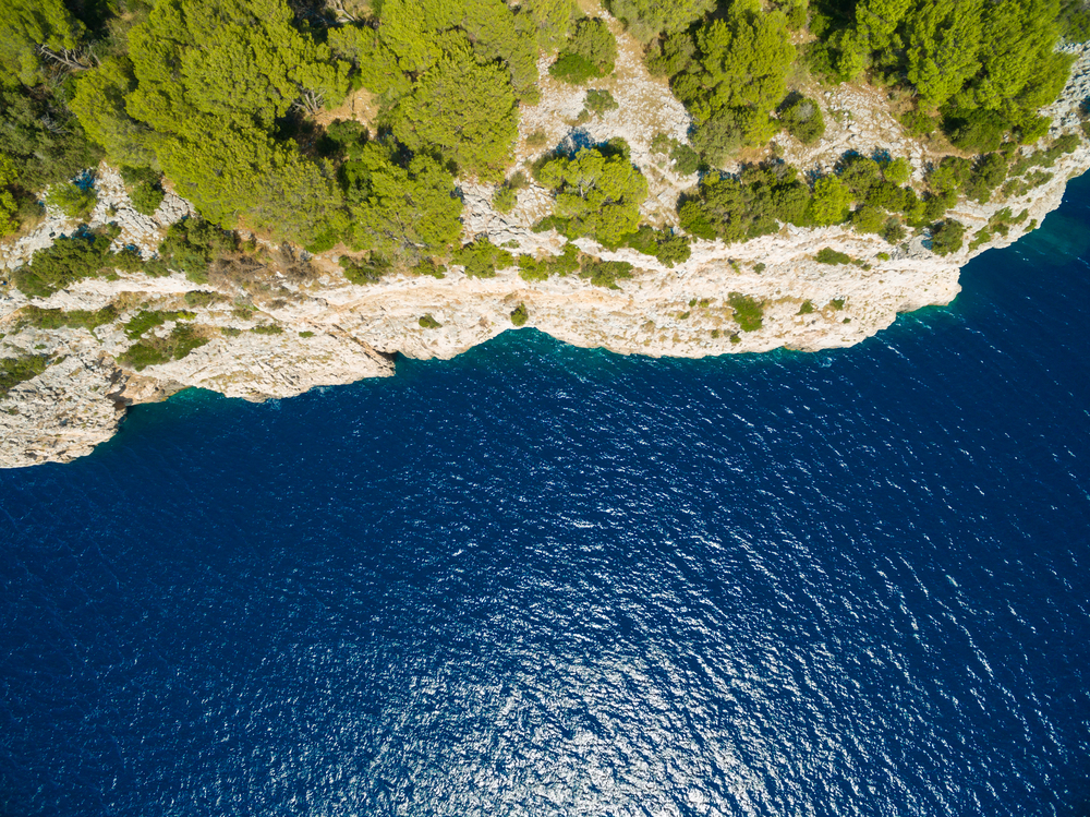 Cliff in Croatia