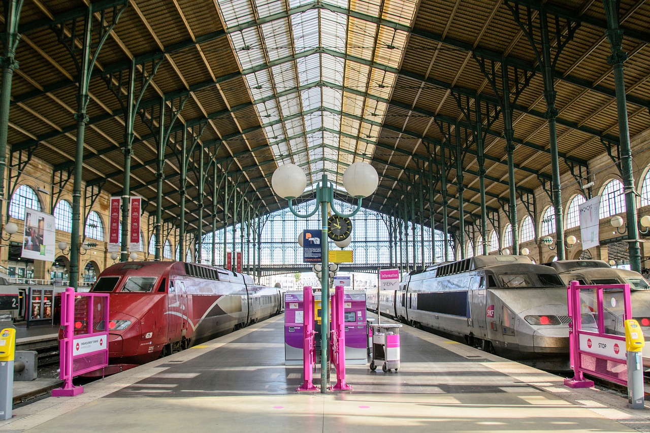 Paris Gare du Nord de Train Station