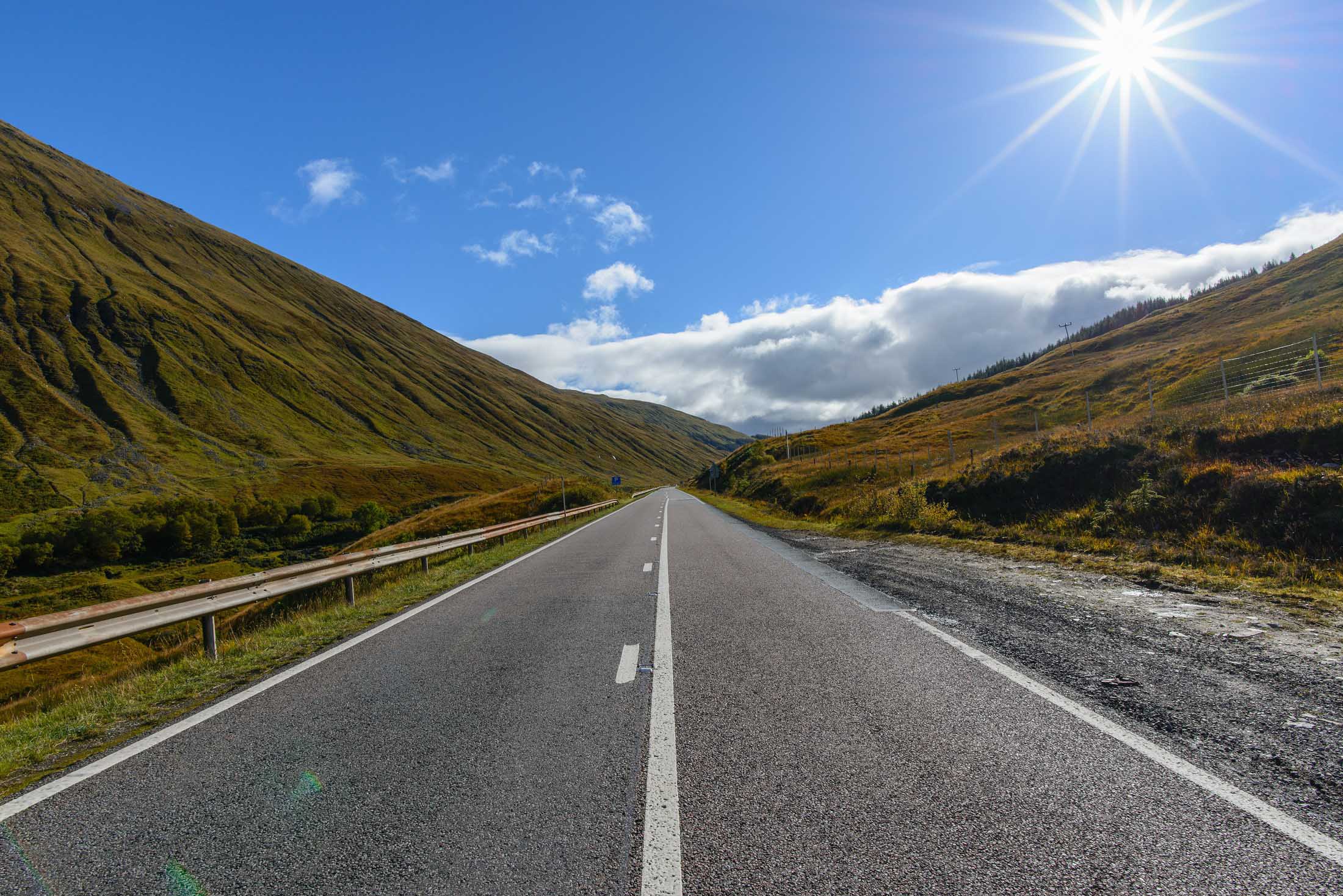 There's no better place for a road trip than Scotland