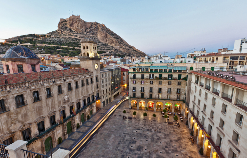Alicante's historic centre is a major draw for tourists visiting Spain