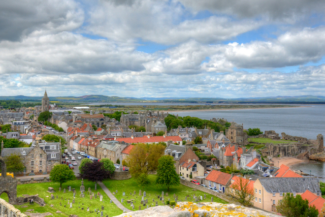 Road trip in St. Andrews, Scotland