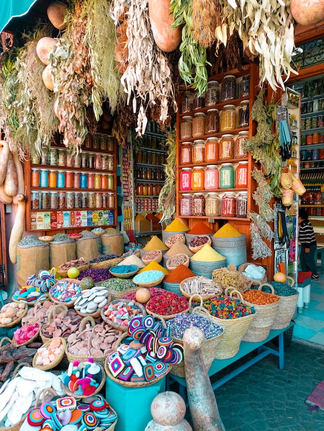 Spice stand - Morocco